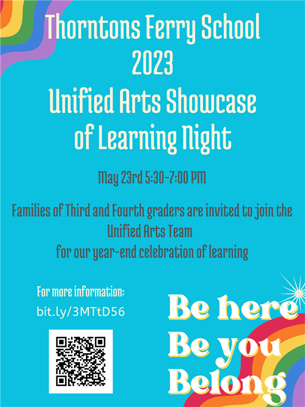 Showcase of Learning May 23 5:30-7:30